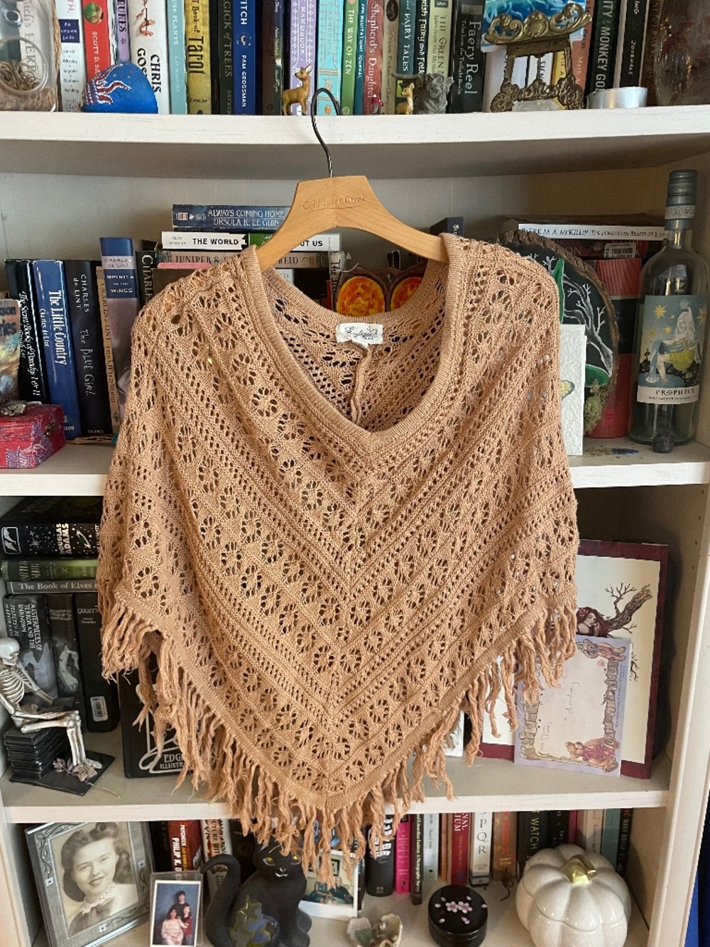 70s Style Brown Shawl